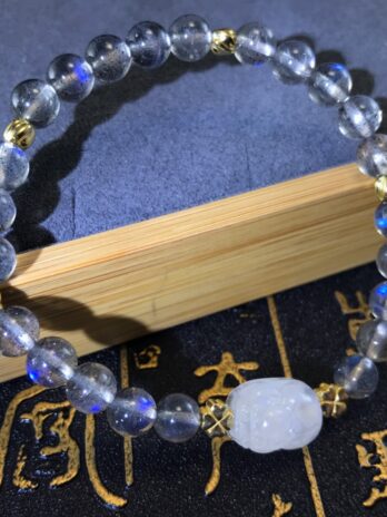 ❗️自訂款拉長月光石豼貅手珠❗️