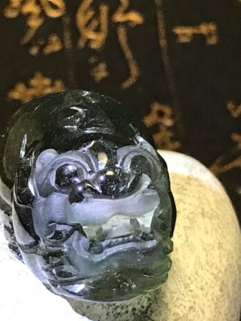精雕綠幽髮絲豼貅