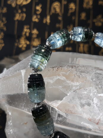 藍綠回紋碧璽手錬