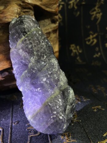 碧璽收藏級紫綠飛龍擺件墜